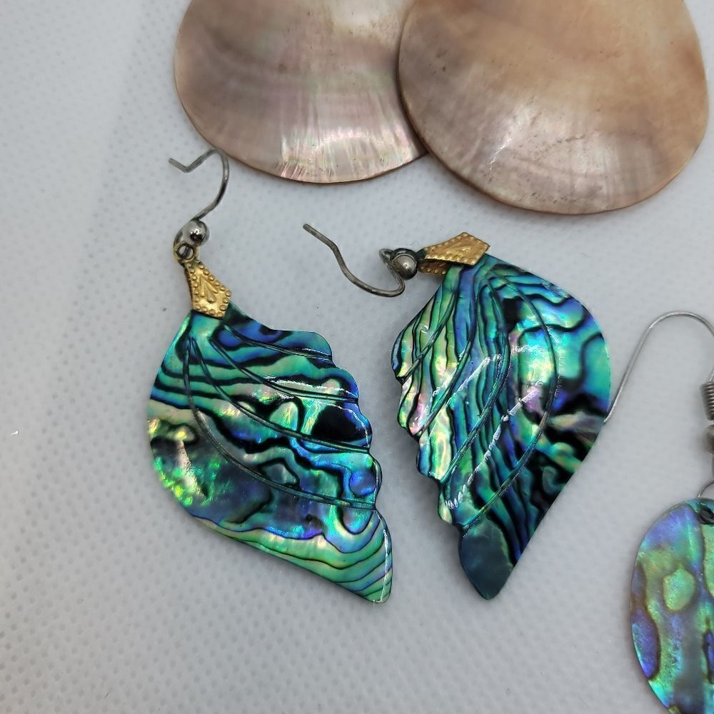 SHELL STYLE Earring Lot - Picture 2 of 6